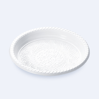 Тарелка десертная 220 мм «Олимп» (белая)