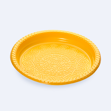 Тарелка десертная 220 мм «Олимп» (цветная)